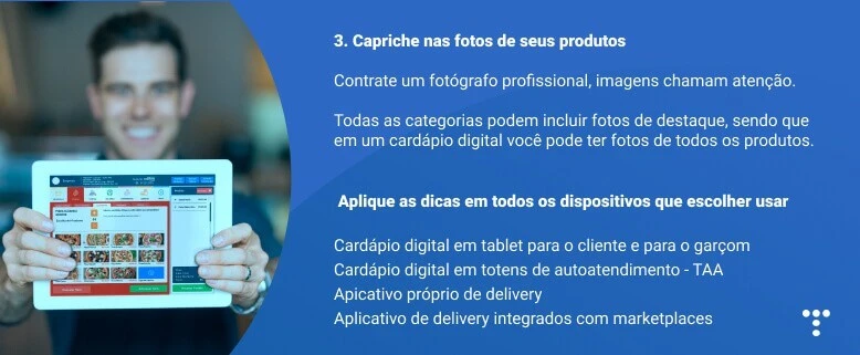 Dicas para melhorar o cardápio digital para pedidos online
