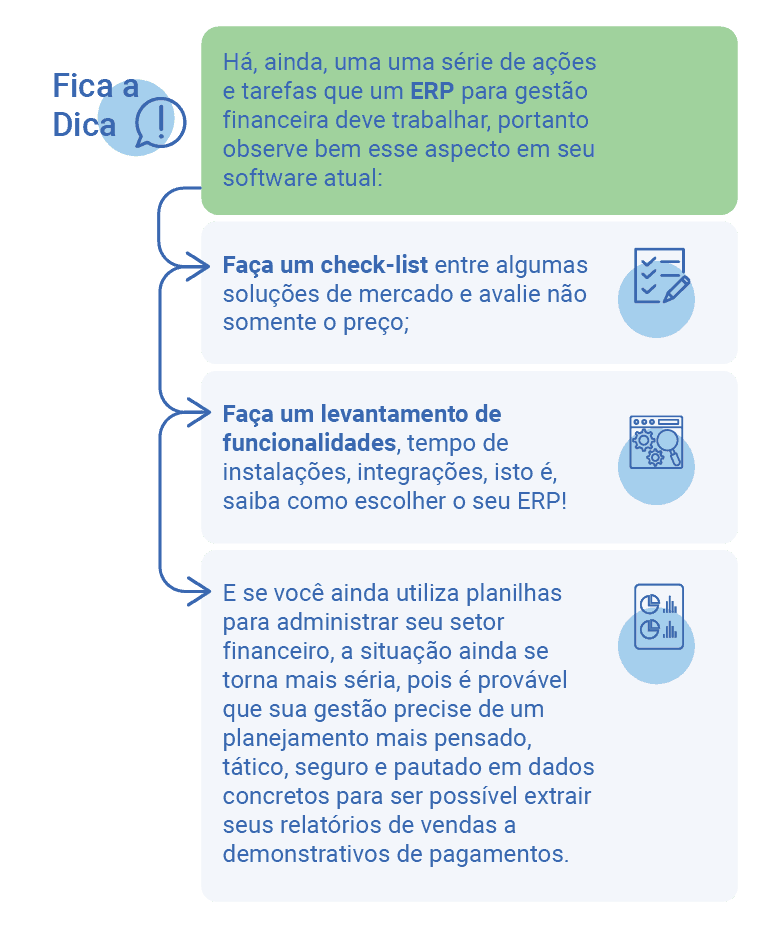 ERP para gestão financeira
