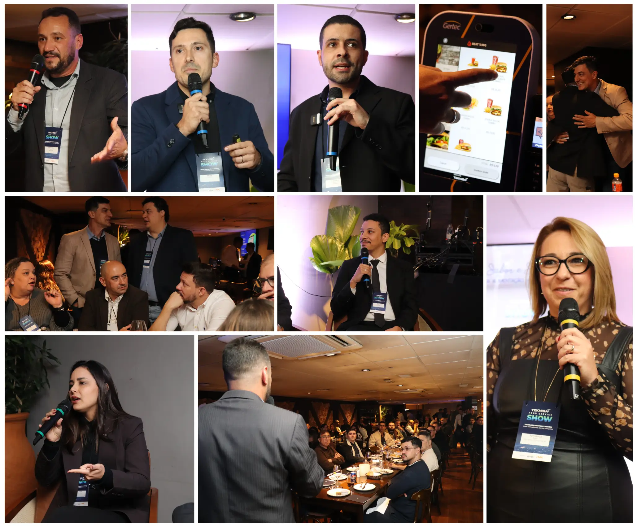 Participantes durante o Food Service Show 2025, em São Paulo.